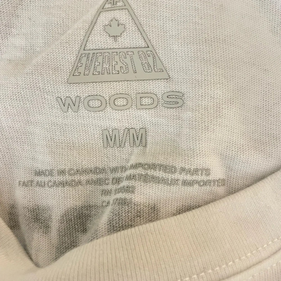 Sz M Sz M Woods Men Made in Canada Everest '82 Long-Sleeve Shirt white - Picture 6 of 8